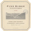 Label for Pine Ridge Winery